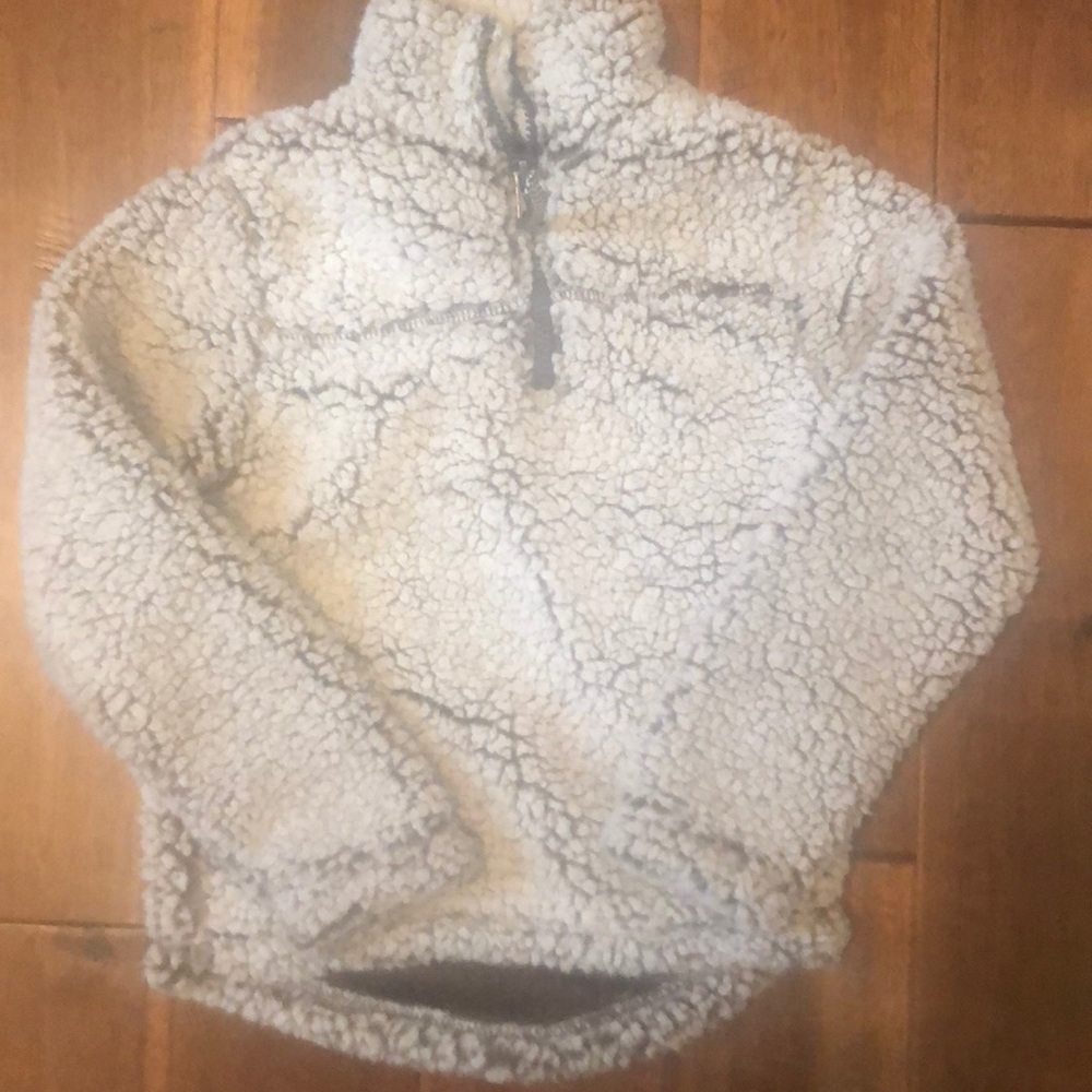 Brand new without tags brown and tan sherpa